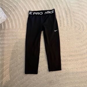 Nike Pro Kids Black Leggings